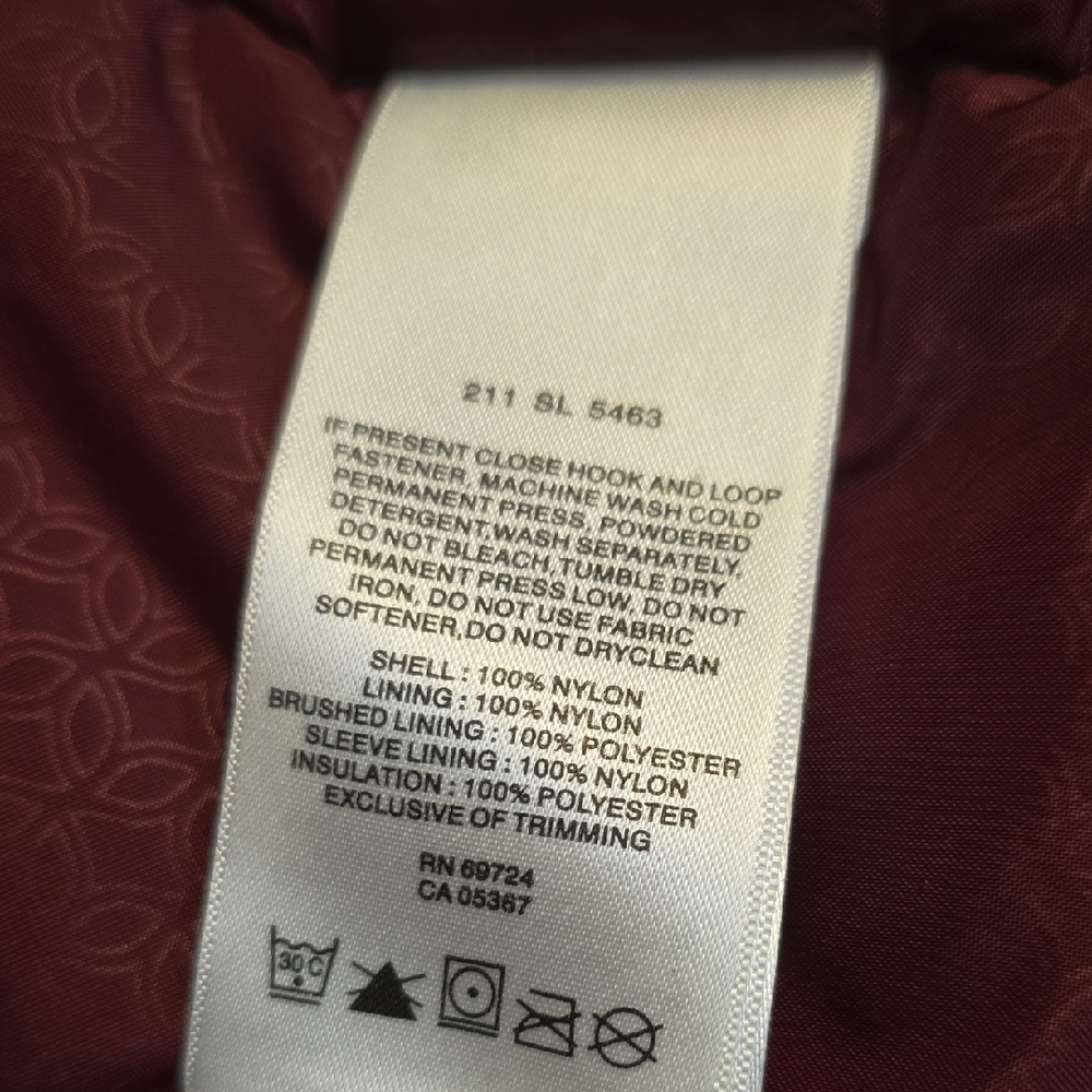 Columbia Women's Burgundy Jacket with Pink Accents, Preowned - Picture 6 of 16